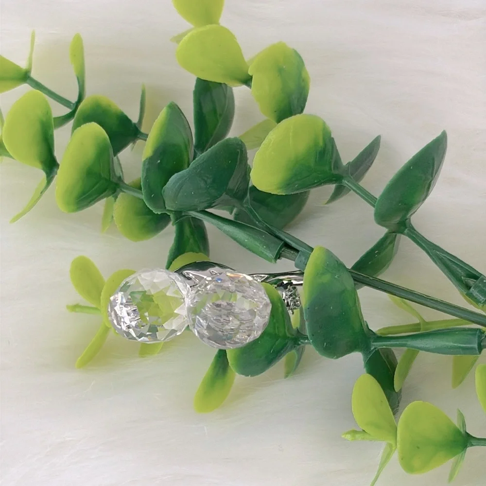 Swarovski‎ Crystal Double Cherry Brooch